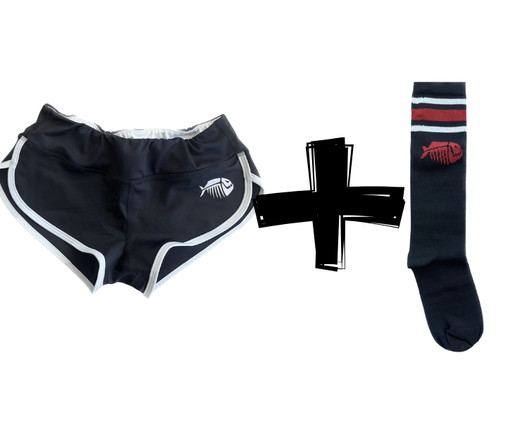 Piranha Fitness SOCKS + SHORTS